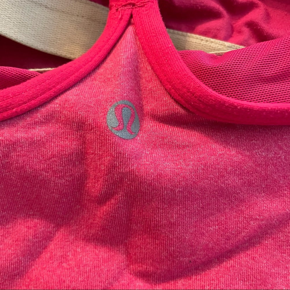 Lululemon Pink Racerback Tank - Picture 2 of 3